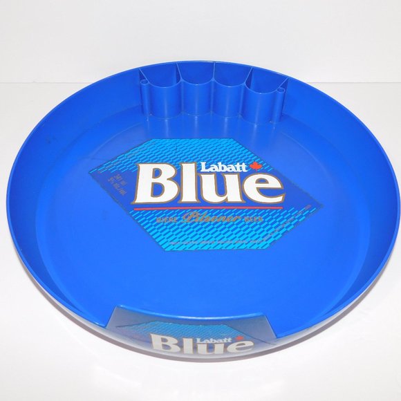 Labatt Blue Pilsener Beer 14.75" Plastic Serving Tray - Picture 1 of 7